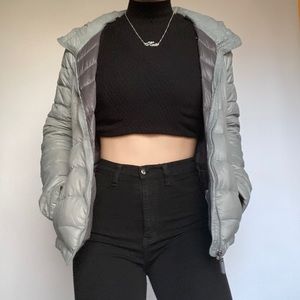 Grey Calvin Klein Puffer Jacket